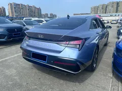 2023 Hyundai Elantra 1.5L CVT GLX Elite, синий — фото 13