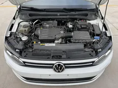 2021 Volkswagen Polo Plus 1.5L AT, белый — фото 8