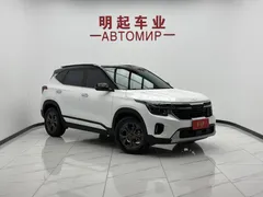 2023 Kia Seltos 1.5L IVT Luxury, белый — фото 2