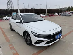 2023 Hyundai Elantra 1.5L CVT GLX Elite, белый — фото 3