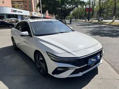 2023 Hyundai Elantra 1.5L CVT GLX Elite, белый — фото 3