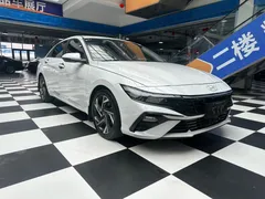 2023 Hyundai Elantra 1.5L CVT GLX Elite, белый — фото 3