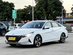 2021 Hyundai Elantra 1.5L CVT GLX Elite, белый — фото 1