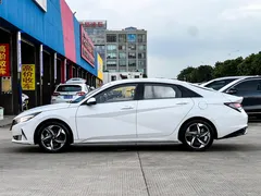 2021 Hyundai Elantra 1.5L CVT GLX Elite, белый — фото 3
