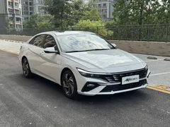 2023 Hyundai Elantra 1.5L CVT GLX Elite, белый — фото 3