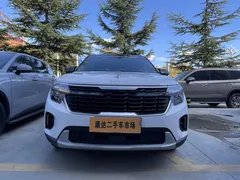 2023 Kia Seltos 1.5L IVT Luxury, белый — фото 2