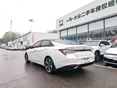 2022 Hyundai Elantra 1.5L CVT LUX Premium, белый — фото 9