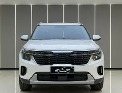 2023 Kia Seltos 1.5L IVT Luxury, белый — фото 3