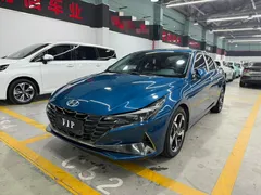 2022 Hyundai Elantra 1.5L CVT GLX Elite, синий — фото 1