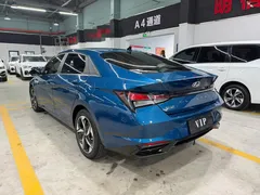 2022 Hyundai Elantra 1.5L CVT GLX Elite, синий — фото 8