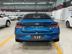 2022 Hyundai Elantra 1.5L CVT GLX Elite, синий — фото 9
