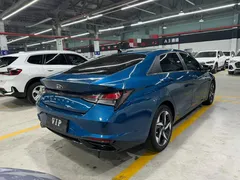 2022 Hyundai Elantra 1.5L CVT GLX Elite, синий — фото 10