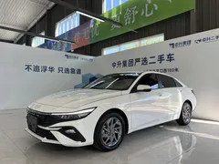 2023 Hyundai Elantra 1.5L CVT GLS Leading, белый — фото 1