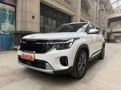 2023 Kia Seltos 1.5L IVT Luxury, белый — фото 1