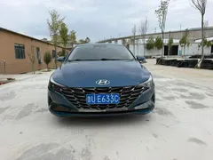 2021 Hyundai Elantra 1.5L CVT TOP Flagship, синий — фото 2