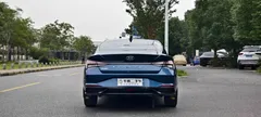 2023 Hyundai Elantra 1.5L CVT GLX Elite, синий — фото 4