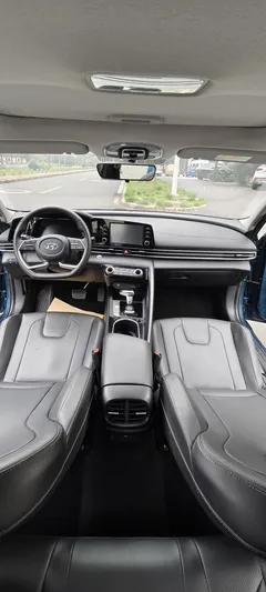 2023 Hyundai Elantra 1.5L CVT GLX Elite, синий — фото 11
