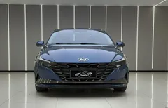 2022 Hyundai Elantra 1.5L CVT LUX Premium, синий — фото 2