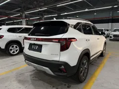 2023 Kia Seltos 1.5L IVT Luxury, белый — фото 8