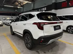 2023 Kia Seltos 1.5L IVT Luxury, белый — фото 9