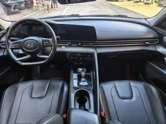2022 Hyundai Elantra 1.5L CVT LUX Premium, белый — фото 6