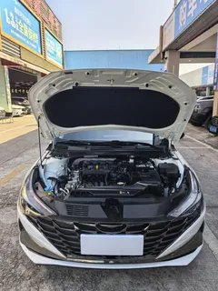 2022 Hyundai Elantra 1.5L CVT LUX Premium, белый — фото 13