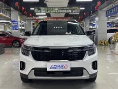 2023 Kia Seltos 1.5L IVT Luxury, белый — фото 2