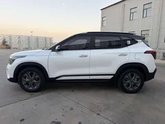 2023 Kia Seltos 1.5L IVT Luxury, белый — фото 3