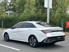 2023 Hyundai Elantra 1.5L CVT GLX Elite, белый — фото 3