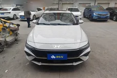 2023 Hyundai Elantra 1.5L CVT GLX Elite, белый — фото 3