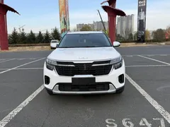 2023 Kia Seltos 1.5L IVT Luxury, белый — фото 2