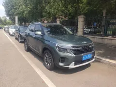 2023 Kia Seltos 1.5L IVT Luxury, зелёный — фото 3