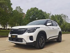 2023 Kia Seltos 1.5L IVT Luxury, белый — фото 1