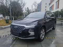 2020 Hyundai Santa Fe 380 TGDi AT 2WD GLS Luxury, чёрный — фото 1