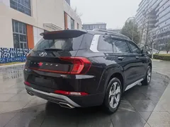 2020 Hyundai Santa Fe 380 TGDi AT 2WD GLS Luxury, чёрный — фото 6
