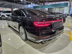 2022 Audi A8L 50 TFSI quattro, чёрный — фото 6