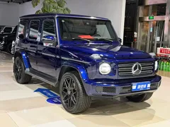 2022 Mercedes-Benz G-Class G 350, синий — фото 3