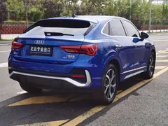 2020 Audi Q3 Sportback 40 TFSI Fashion, синий — фото 4