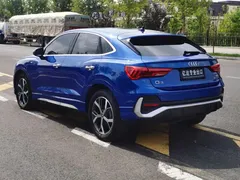 2020 Audi Q3 Sportback 40 TFSI Fashion, синий — фото 5