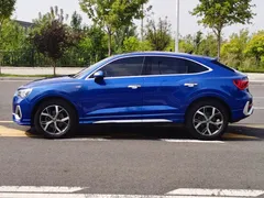 2020 Audi Q3 Sportback 40 TFSI Fashion, синий — фото 7