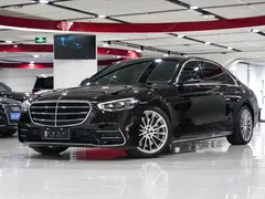 2023 Mercedes-Benz S-Class S 450 L 4MATIC, чёрный — фото 1