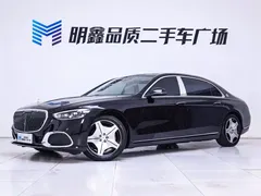 2021 Mercedes-Benz Maybach S-Class S 480 4MATIC, чёрный — фото 2