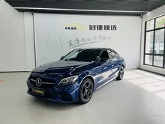 2021 Mercedes-Benz C-Class C 260 L Sport, синий — фото 1