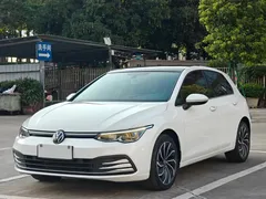 2021 Volkswagen Golf 280TSI DSG Pro, белый — фото 1