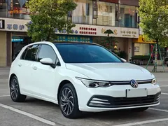 2021 Volkswagen Golf 280TSI DSG Pro, белый — фото 3