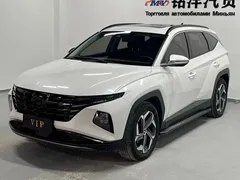 2023 Hyundai Tucson L 1.5T AT 2WD LUX Premium, белый — фото 1