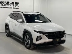 2023 Hyundai Tucson L 1.5T AT 2WD LUX Premium, белый — фото 3