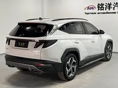 2023 Hyundai Tucson L 1.5T AT 2WD LUX Premium, белый — фото 4
