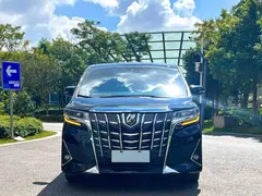 2021 Toyota Alphard Hybrid 2.5L Premium, чёрный — фото 2