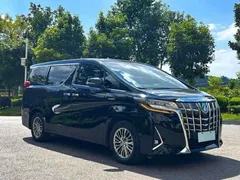 2021 Toyota Alphard Hybrid 2.5L Premium, чёрный — фото 3